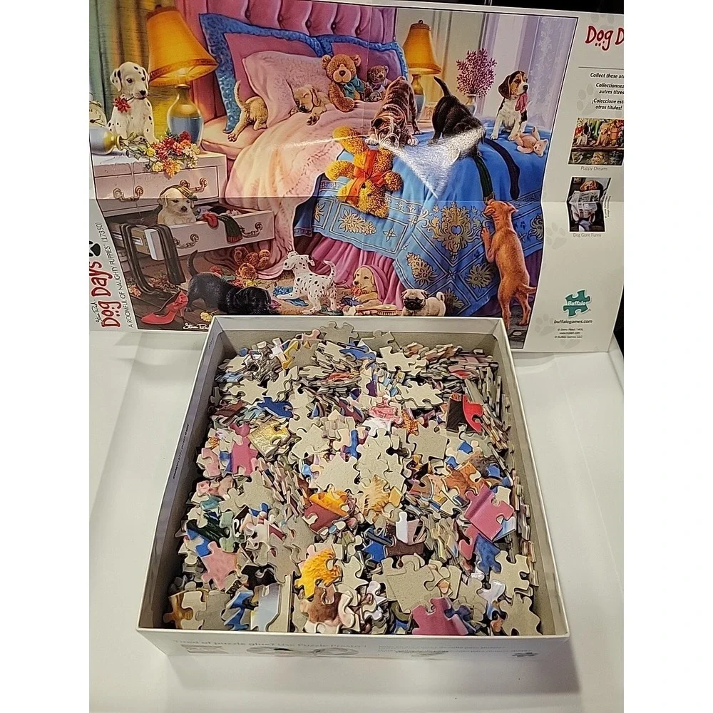 Buffalo Games‎ 750 Piece Puzzle Dog Days  Set -2